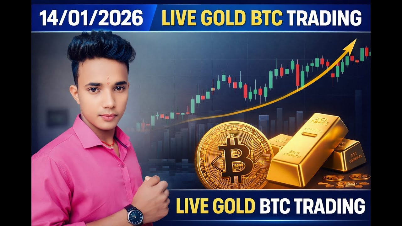 Gold & Bitcoin Forex Live Trading – Asian Session | SMC ICT