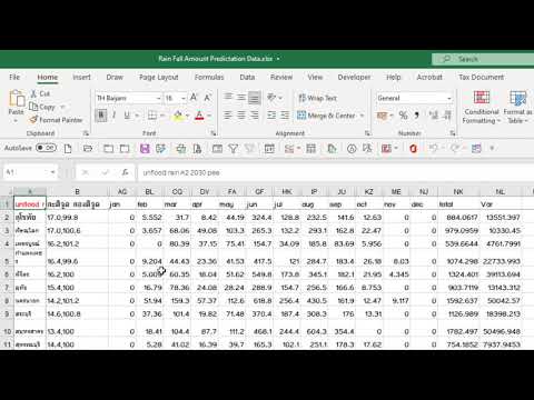 Microsoft Excel Trick - 03 ซ่อนคอลัมน์ข้อมูลโดยไม่ต้องใช้คำสั่งซ่อน