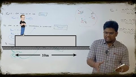 A man walking over a plank - question walkthrough || Center of mass || JEE || NEET || Boards