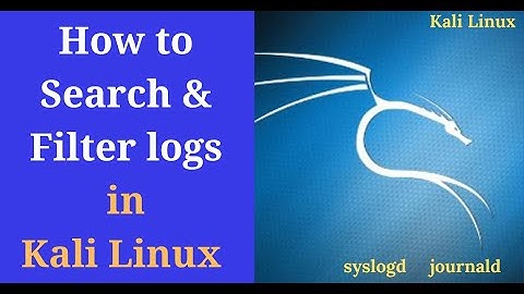 How to Filter Logs in Kali Linux | How to Find Logs in Linux