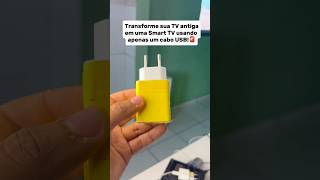 Transforme sua tv comum em um smart! #dicas #android #celular #viral