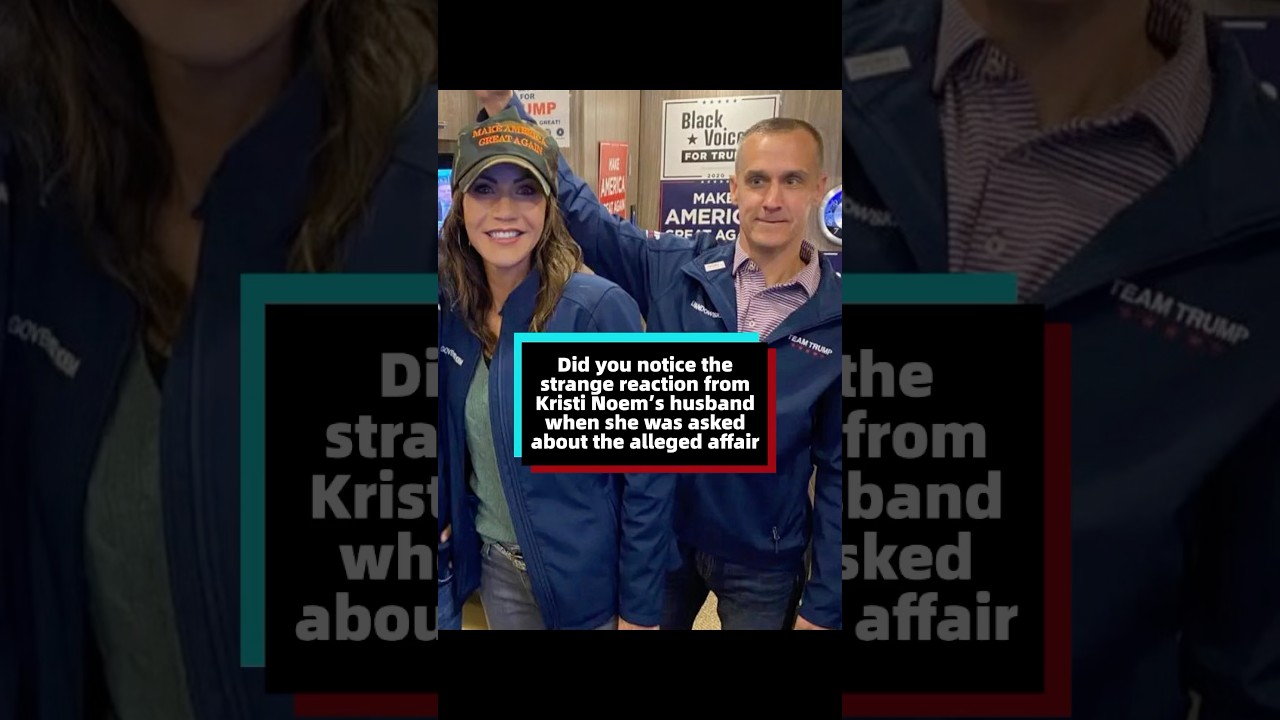 Did you notice the strange reaction from Kristi Noem’s husband