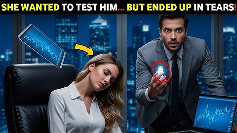 Female CEO Pretends to Sleep to Test the Single Dad—Then She Freezes When Seeing What He Does! 