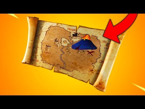 LA "X" del TESORO ESTÁ DENTRO DEL VOLCÁN de FORTNITE!!!?? - LA "X" del TESORO ESTÁ DENTRO DEL VOLCÁN de FORTNITE!!!??
