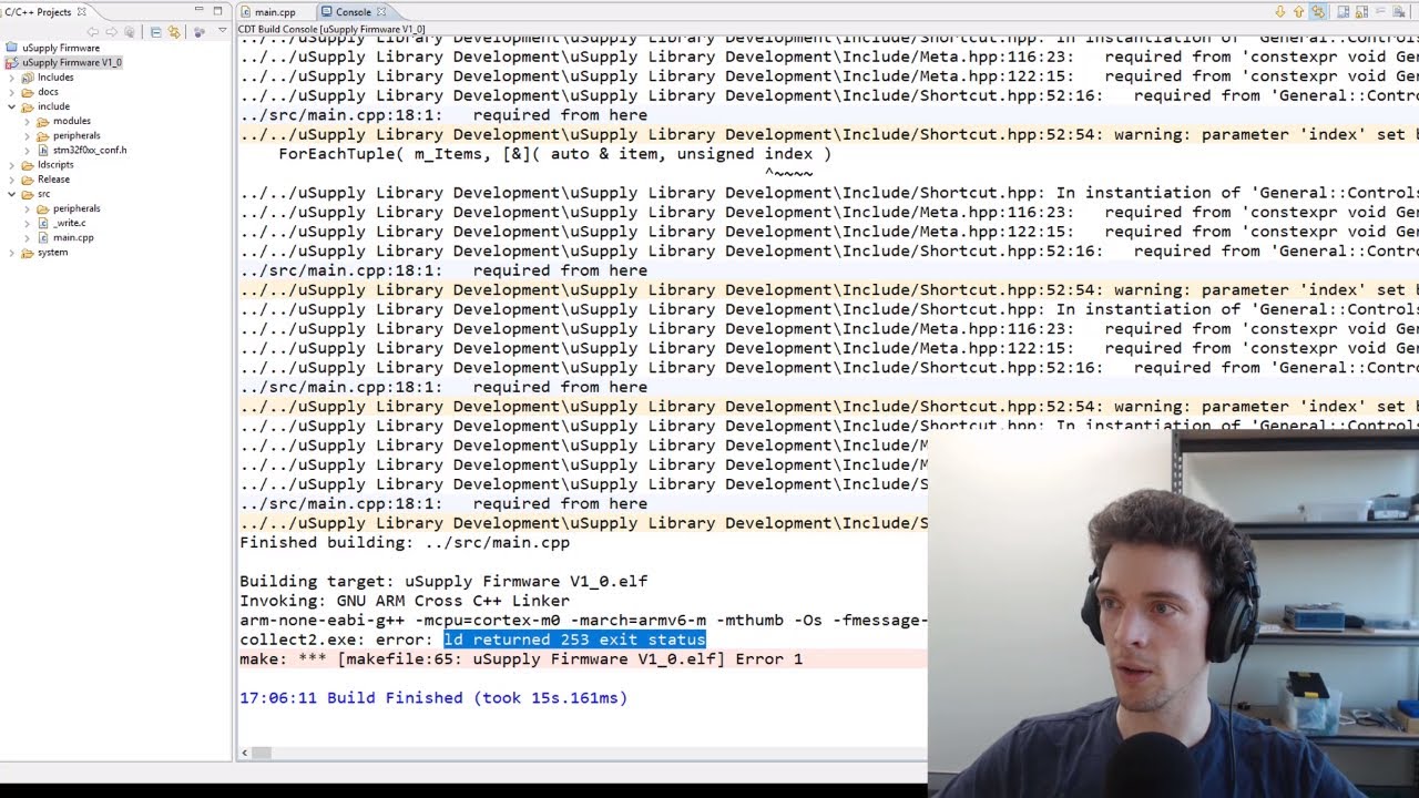 GCC Embedded Linker Issue Stops uSupply Development - YouTube