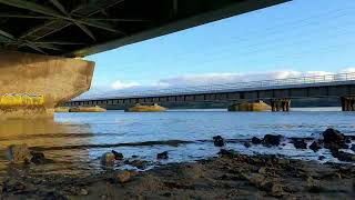 Short Timelapse Of The Tide Coming In, In Loughor
