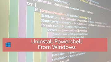 How To Uninstall Windows PowerShell From Windows 11/10 [GUIDE]