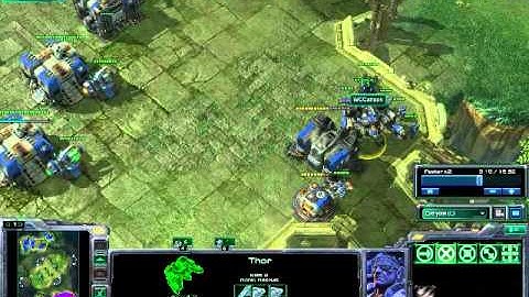 Terran Thor & Hellion Build Order Strategy Guide TvZ Starcraft 2 SC2
