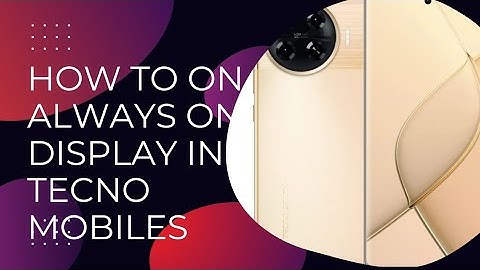 How to on always on display in tecno spark 20 pro plus | in any android mobile phone