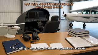 FAA TEST - RFP INSTRUCTOR PILOT - REGULATIONS Q6366, Q6367, Q6354, Q6353, Q6346-2 (20-36)