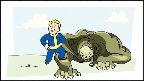 Fallout 4 Giant Creatures Part 1(Artist Behemoth)