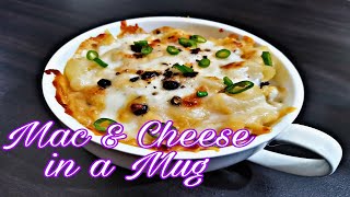 MAC and CHEESE in a MUG #Macaroni #Cheese #Mug #Macencheese