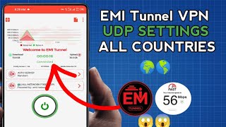 सुरक्षित ब्राउज़िंग के लिए सभी देशों की UDP सेटिंग्स के साथ EMI टनल VPN कैसे सेट करें screenshot 3