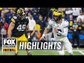 No 2 michigan wolverines vs no 16 iowa hawkeyes highlights  big ten championship