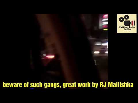 RJ Mallishka encounter with gang that drop notes and dupes people in car - YouTube