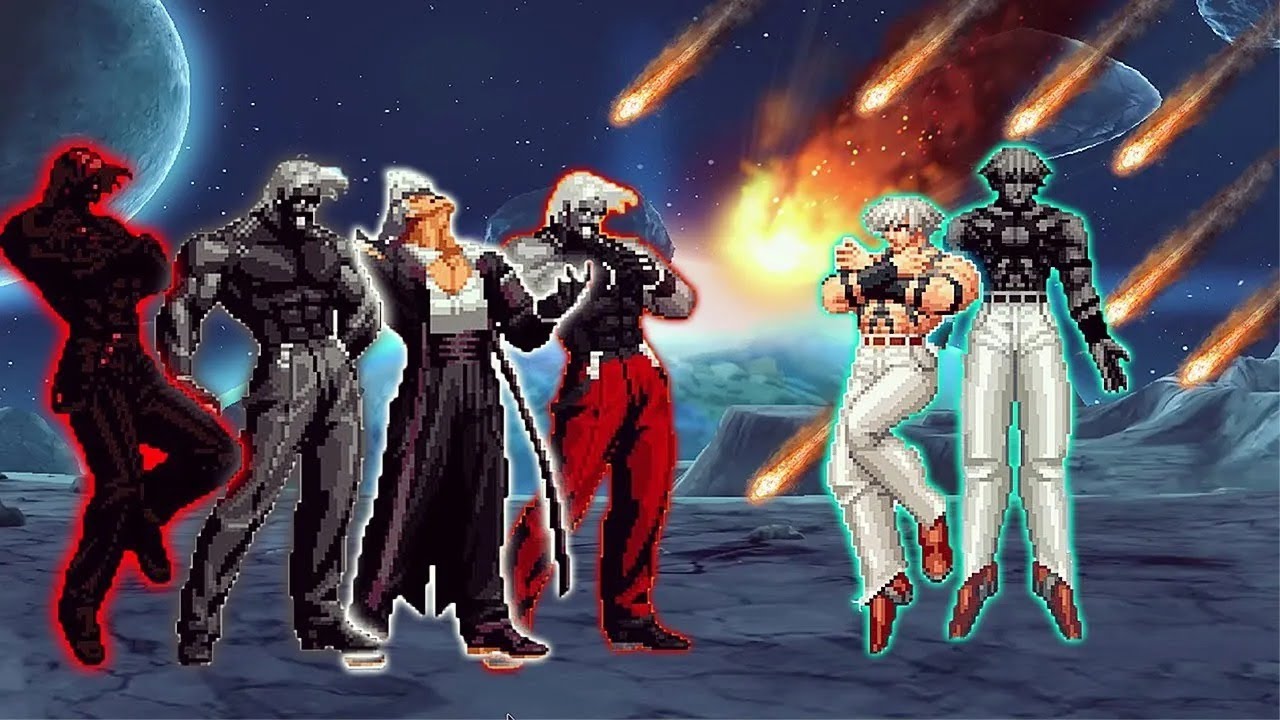 [KOF Mugen] Night Falls Orochi Vs Valmer Rugal Team - YouTube