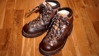 登山靴の手入れ　ゴローS-8（10年目）　　How to care for Hiking Boots.