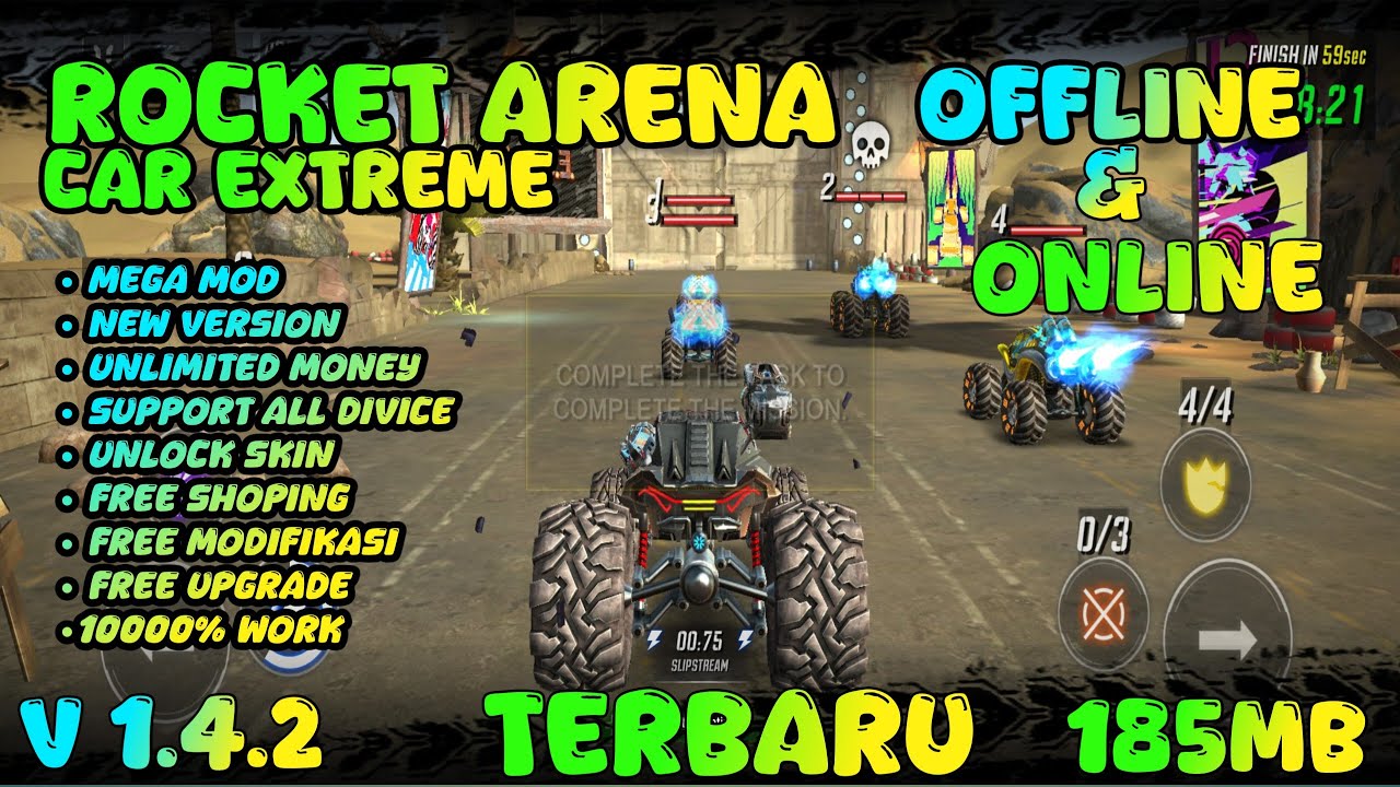 race rocket arena car extreme mod apk
