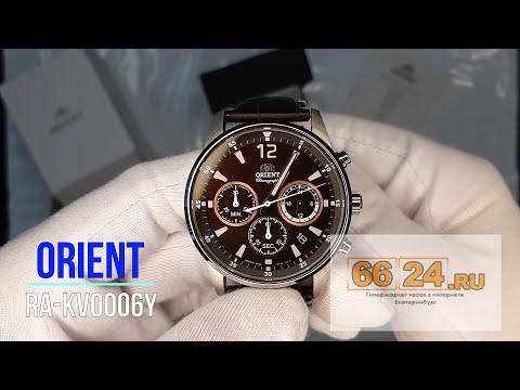 Orient RA-KV0006Y10B мужские наручные кварцевые часы с секундомером и сапфировым стеклом