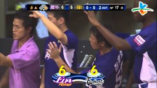 20130905 CPBL 犀牛VS象  6上 陽冠威代打建功 敲回追平分