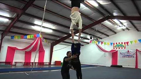 RAW VIDEO: Veronica Gallegos Acrobat!