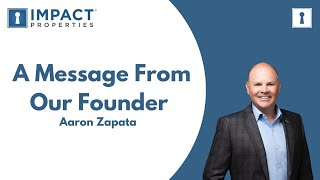 A Message From Our Founder