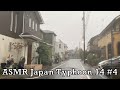 ASMR Ver. Japan Typhoon 14 Rain Walk #4 2021.09.18 Ambient Sound Sleep Meditate Relax Tokyo Suburb