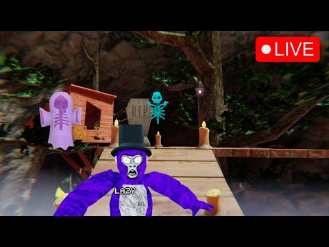 🔴 HALLOWEEN UPDATE!! (ROAD TO 3k SUBS!) 🔴 #gorillatag #livestream #vr #gtag #funny