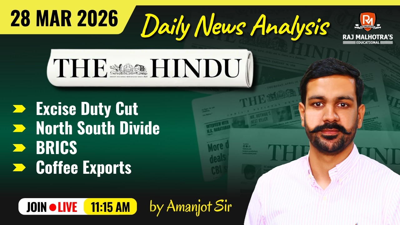 The Hindu Newspaper Analysis | 28 Mar 2026 | UPSC CSE |