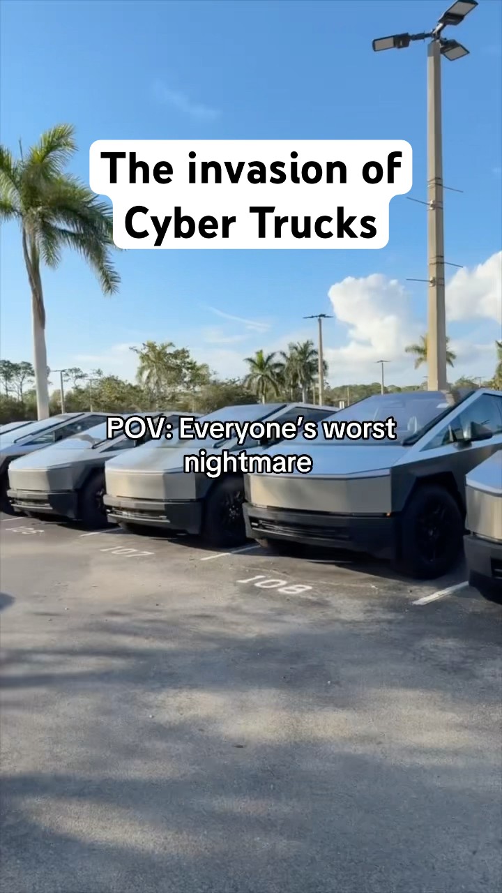 The Invasion of Cyber Trucks #TheManniiShow.com/series