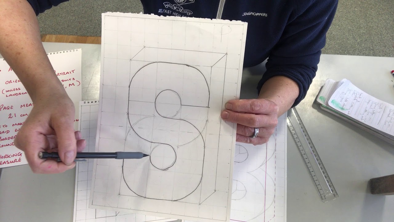 Refine Drawing Example Week 5 Part B Select, Refine & Enlarge Drawing Design - YouTube