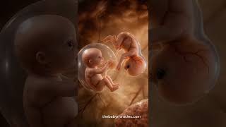 Hug of Life 💖 Twins Embrace in the Womb #shorts #twins #twinsbaby #baby #viral