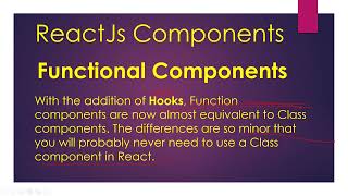 5. What is ReactJs Functional Components | ReactJs Tutorial | What is Stateless Component ?