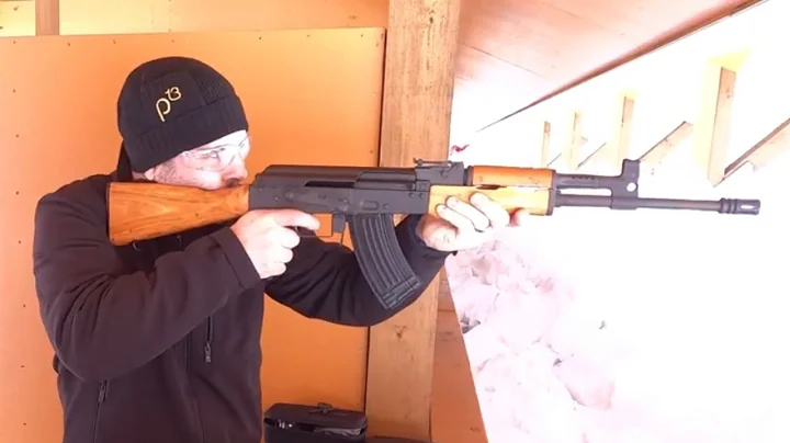 Century Arms VSKA sight in at the range. Running like a sewing machine! Very happy with this rifle!