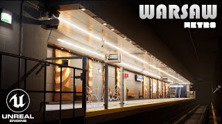 Warsaw Metro - Real-Time Environment on UE4