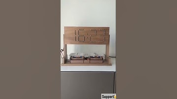 How is it?🥳 Timer display with servo🔥#arduinoproject #arduino #shorts #youtubeshorts
