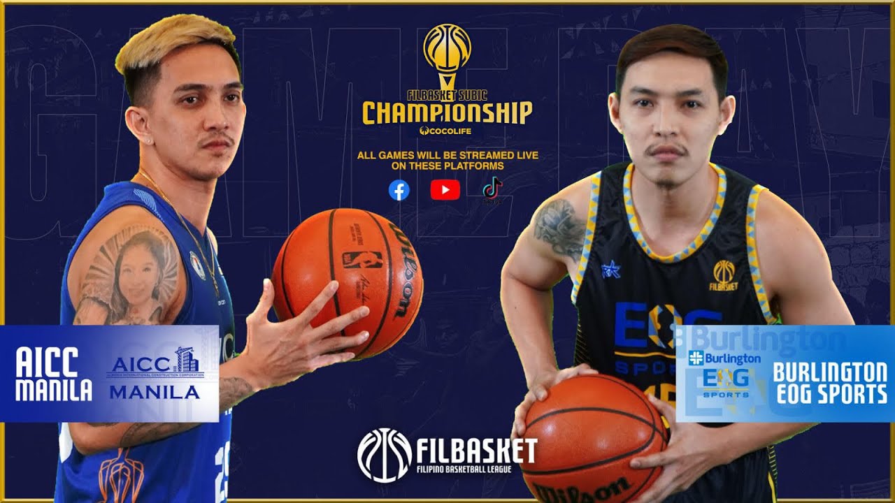 FULL GAME: AICC Manila vs Burlington EOG Sports | The Filbasket Subic Championship - Nov 1, 2021