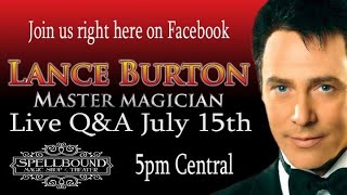 Live with Master Magician Lance Burton