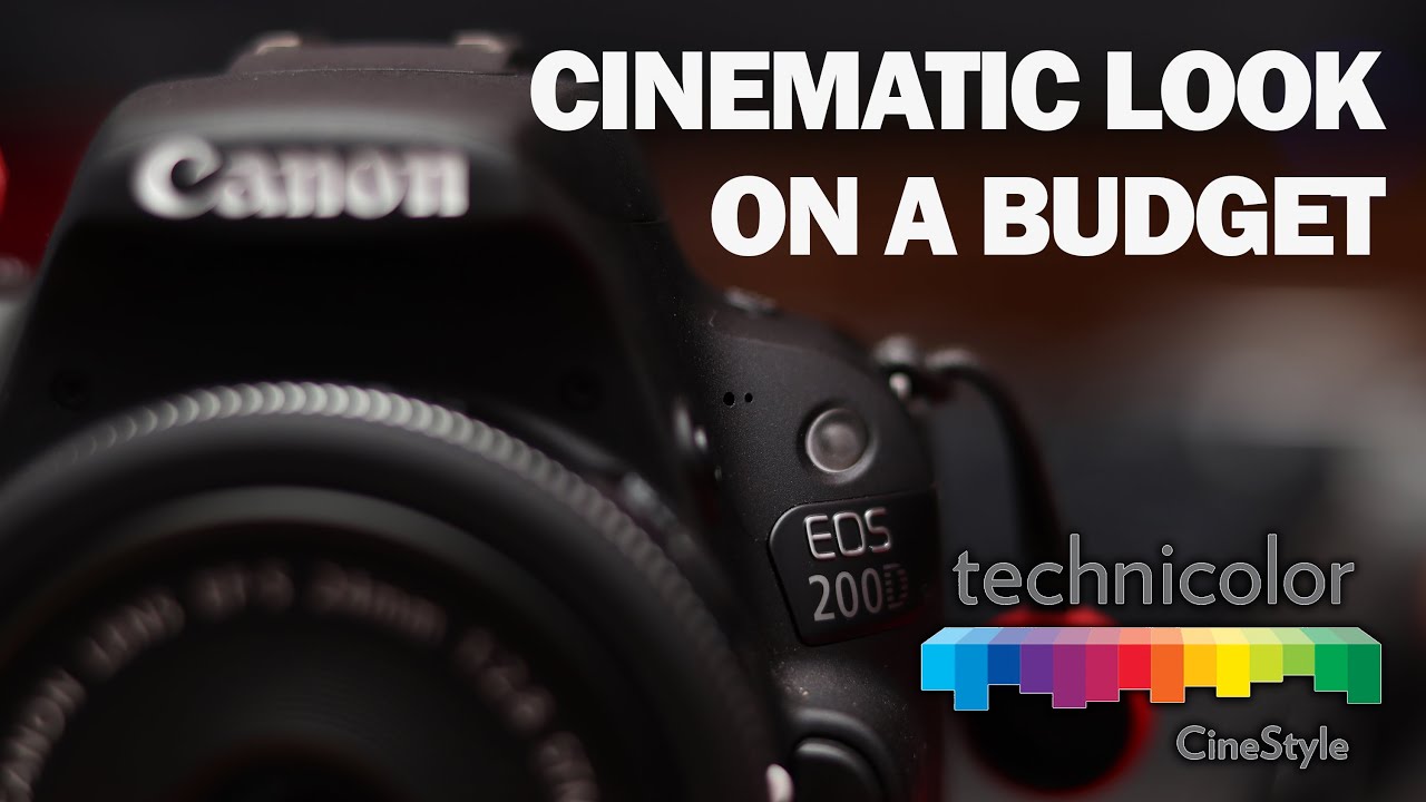 How to install cinestyle on canon 200D | CINEMATIC LOOK on a budget