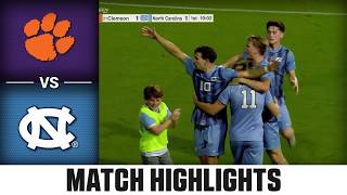 Clemson vs. North Carolina Match Highlights | 2026 ACC Men's Soccer