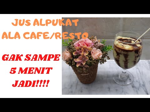 Resep Jus Alpukat Ala Restoran