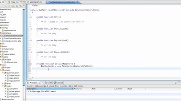 Zend Framework 04-za-authadapter-instellen.mov