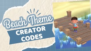 Beach Theme Creator Codes Hokko Life