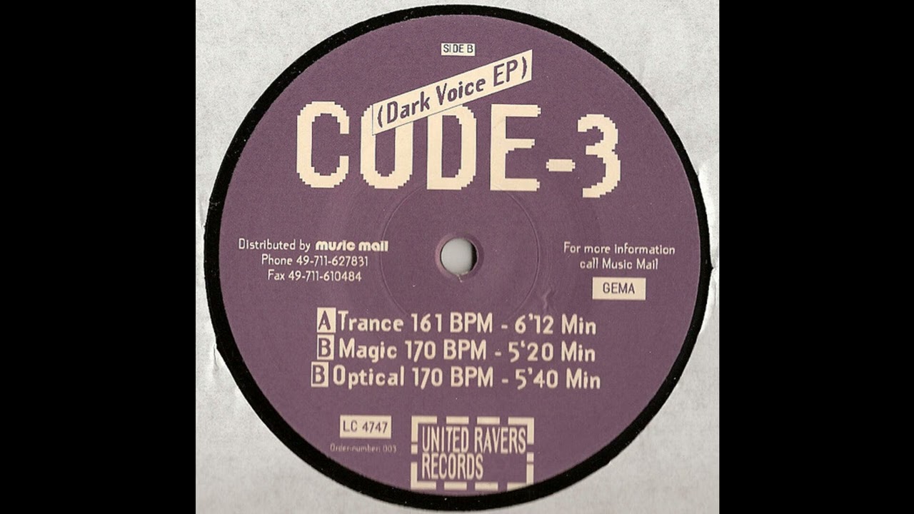 Code-3 - Magic (Trance 1994)