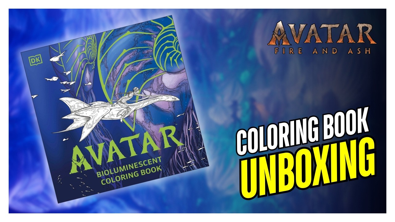 Avatar Coloring Book UNBOXING