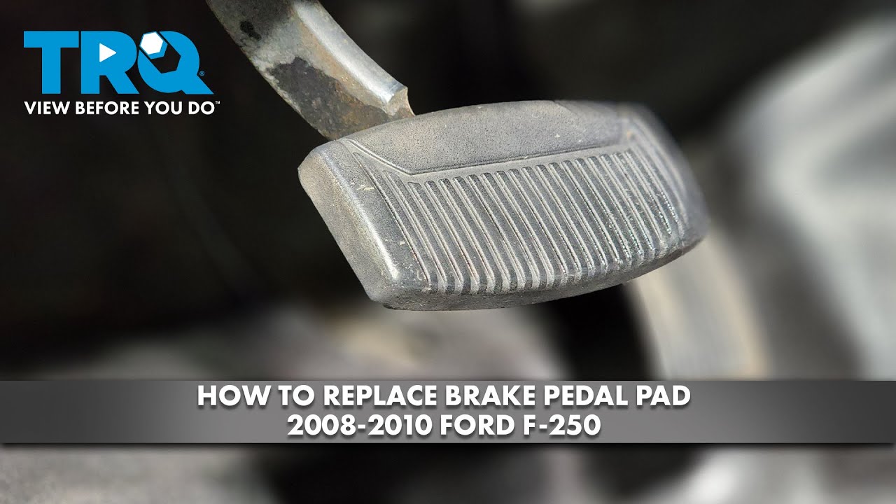 How to Replace Brake Pedal Pad 20082010 Ford F250 YouTube