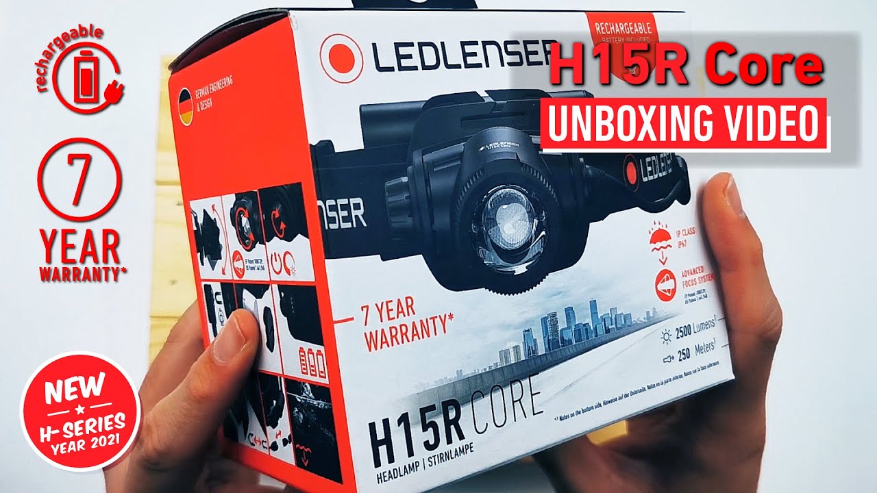 H15R Core 🔦 2500 lumens 250 meter Max 80 hour run time Rechargeable  Headlamp - Ledlenser Malaysia
