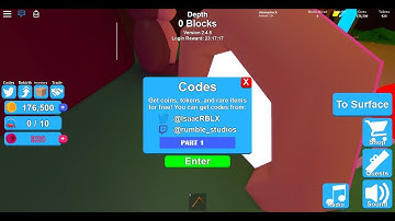 All Codes For Mining Simulator (Part 1)
