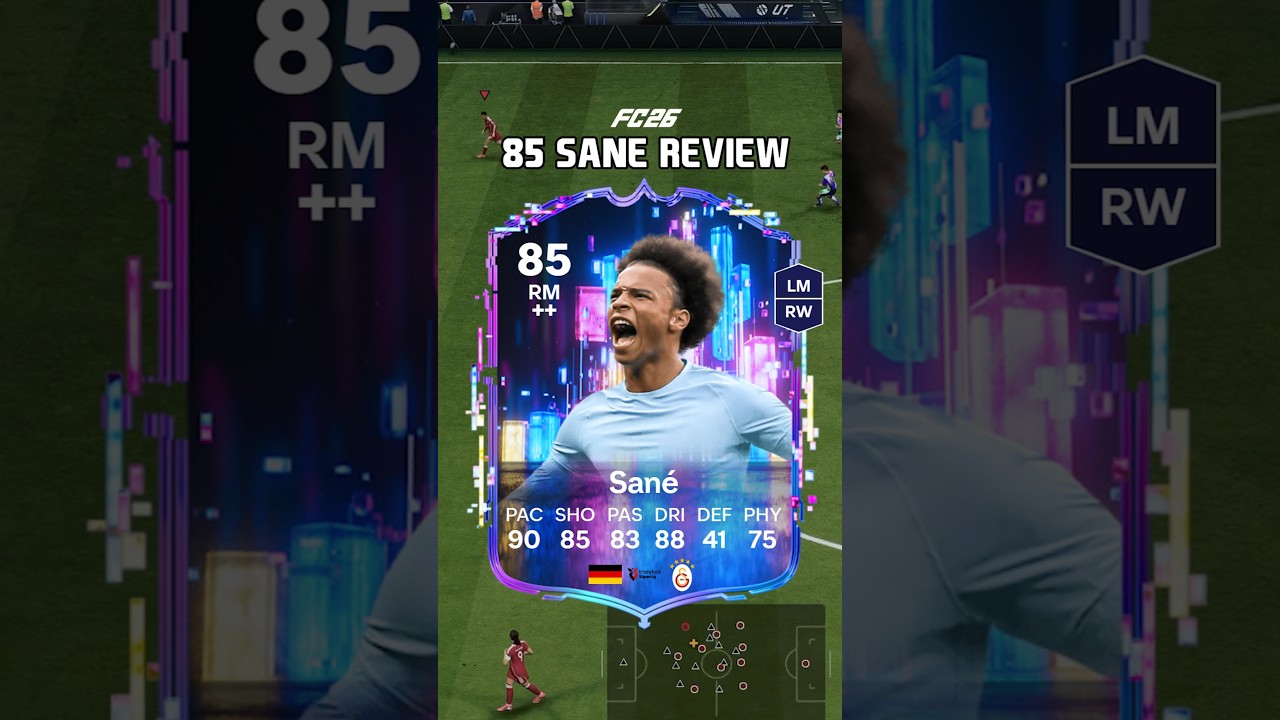 85 Sané Review in EA FC 26, watch him become top tier with evos 👀 