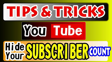 Hide and Unhide your Subscriber Count in YOUTUBE,  Tagalog Tutorial